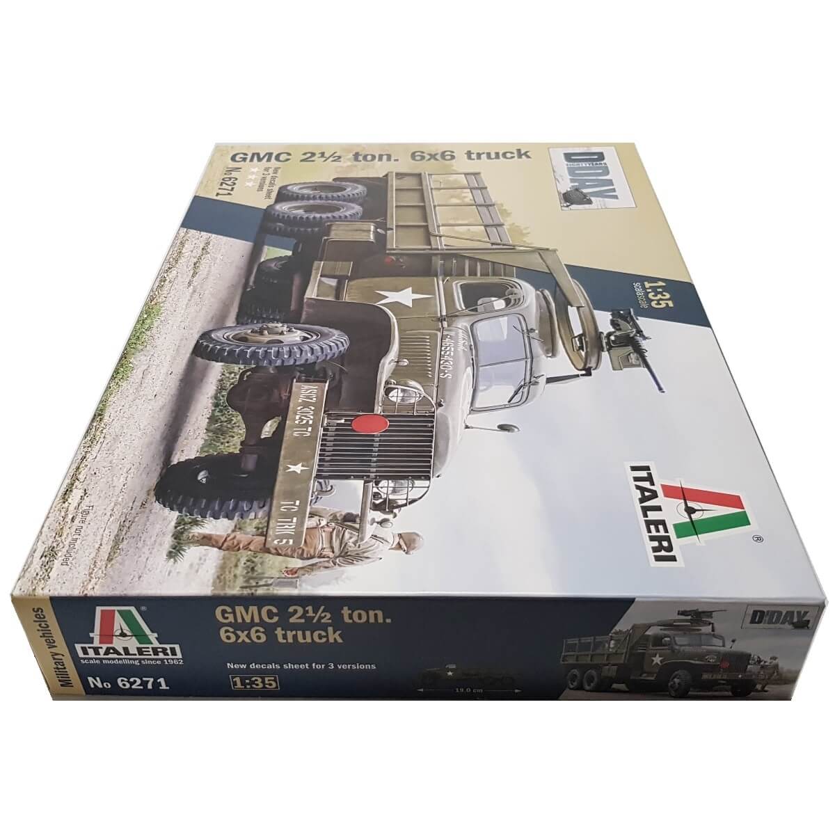 1:35 GMC 2 ½ Ton. 6x6 Truck - ITALERI