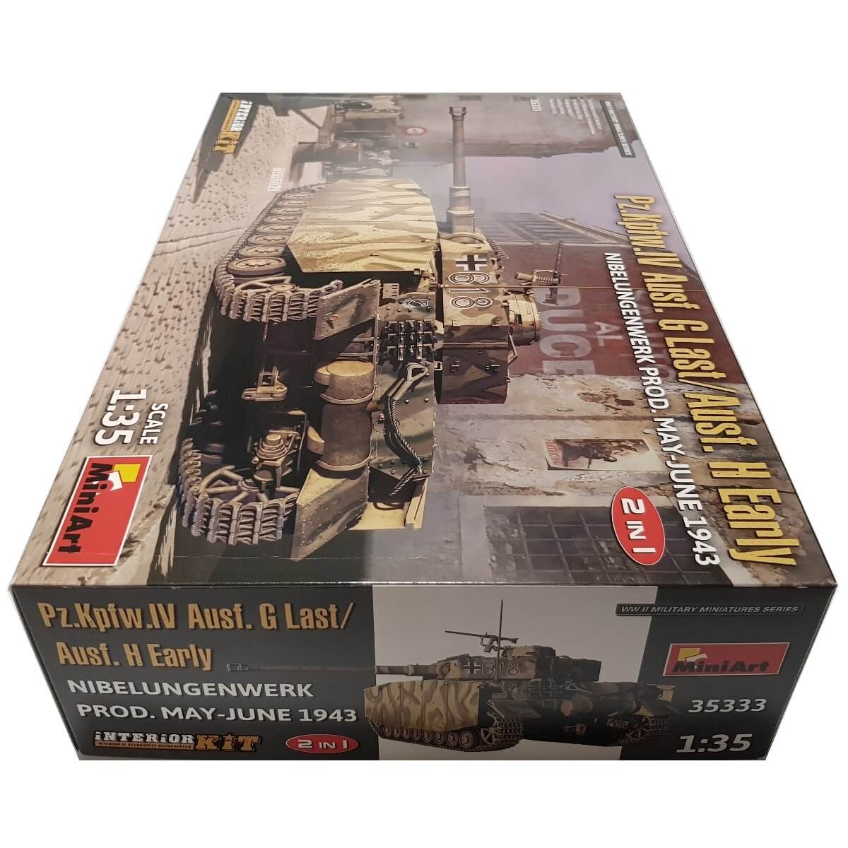 1:35 Pz.Kpfw. IV Ausf. G Last/Ausf. H - Early Nibelungenwerk - Prod. May-June 1943 - MINIART