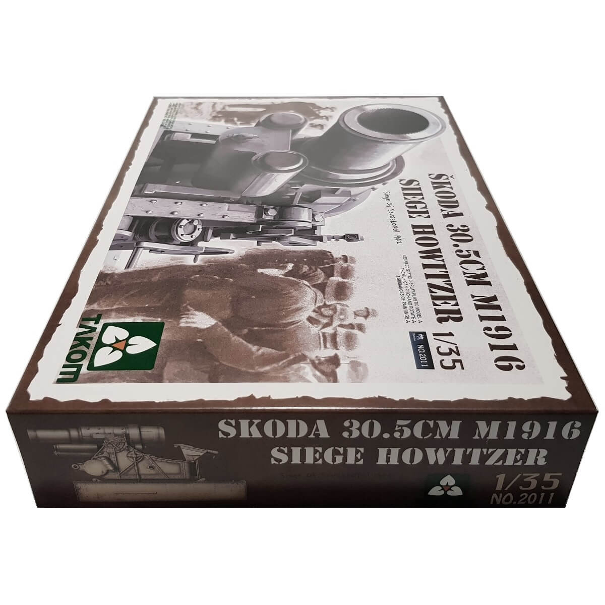 1:35 Skoda 30.5cm M1916 Siege Howitzer - Siege Of Sevastopol 1942 - TAKOM