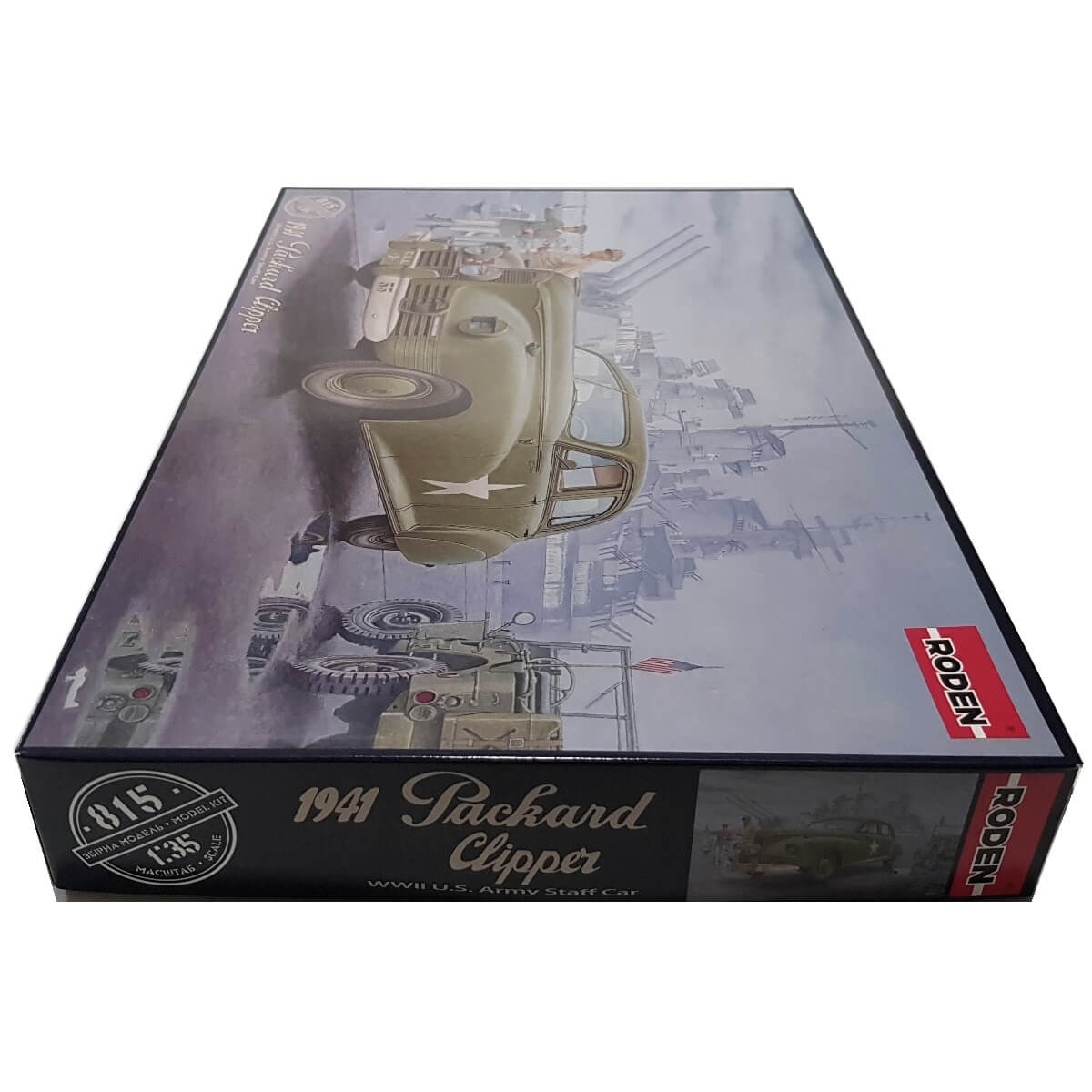 1:35 1941 Packard Clipper - WWII US Army Staff Car - RODEN