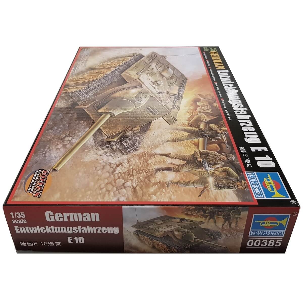 1:35 German Entwicklungsfahrzeug E 10 - TRUMPETER