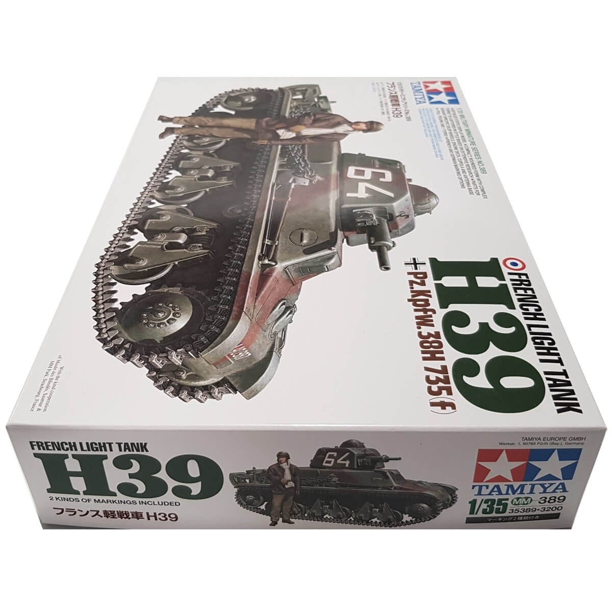 1:35 French Light Tank H39 - Pz.Kpfw.38H 735(f) - TAMIYA