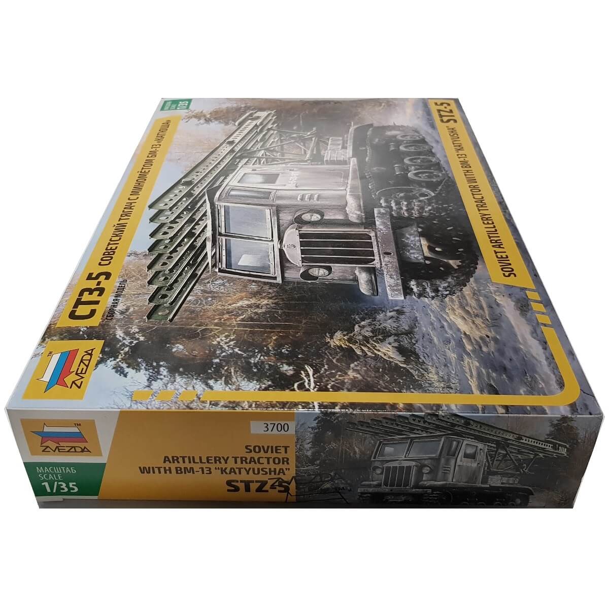 1:35 STZ-5 with MRL BM-13 Katyusha - ZVEZDA
