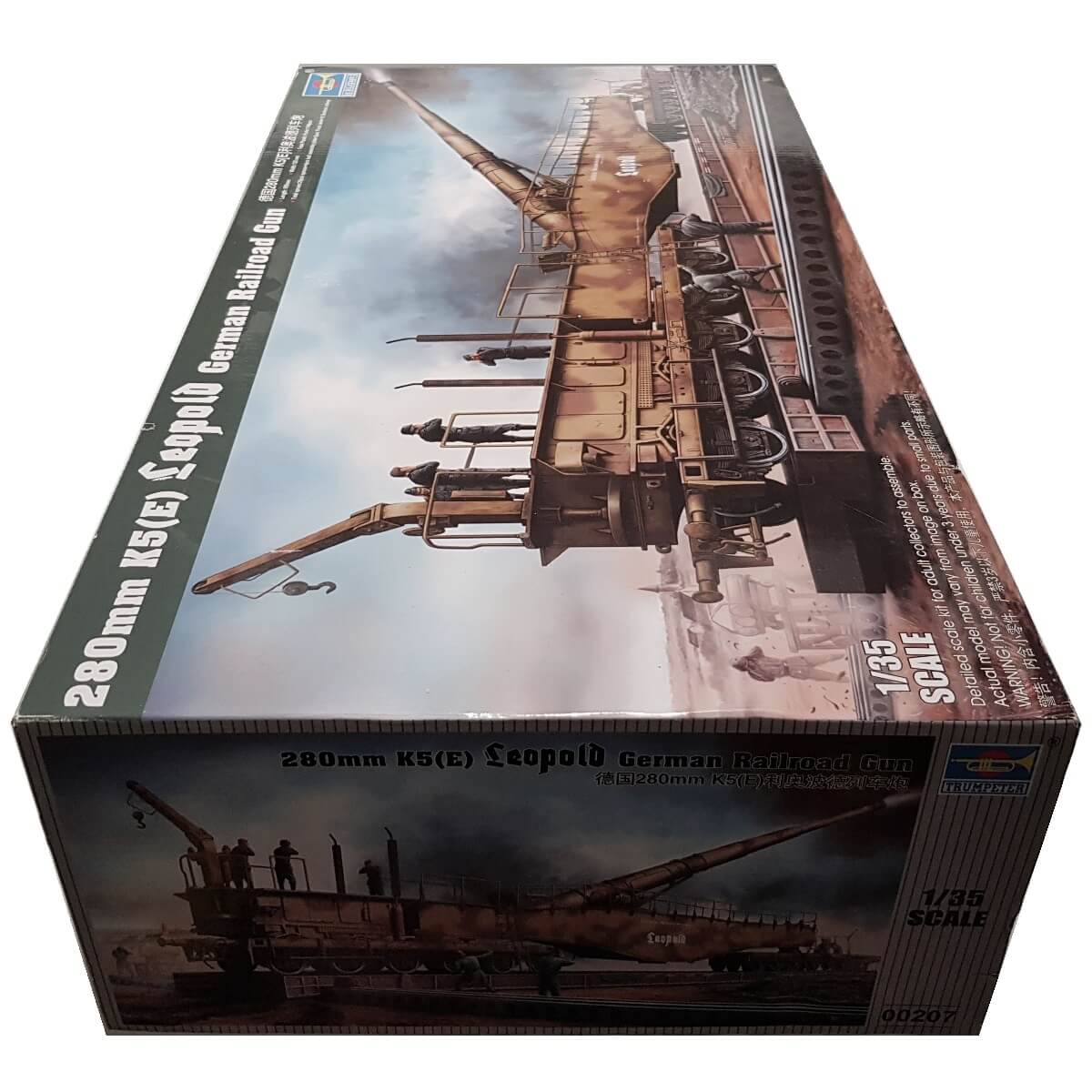 1:35 280mm K5(E) Leopold German Railroad Gun - TRUMPETER