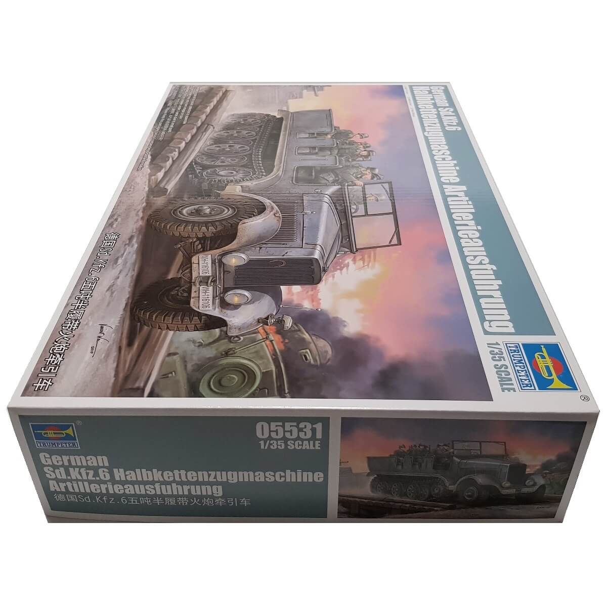 1:35 German Sd.Kfz. 6 Halbkettenzugmaschine Artillerie Ausfuhrung - TRUMPETER