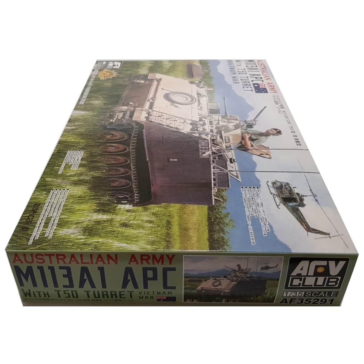 1:35 Australian Army M113A1 APC with T50 Turret - Vietnam War - AFV CLUB