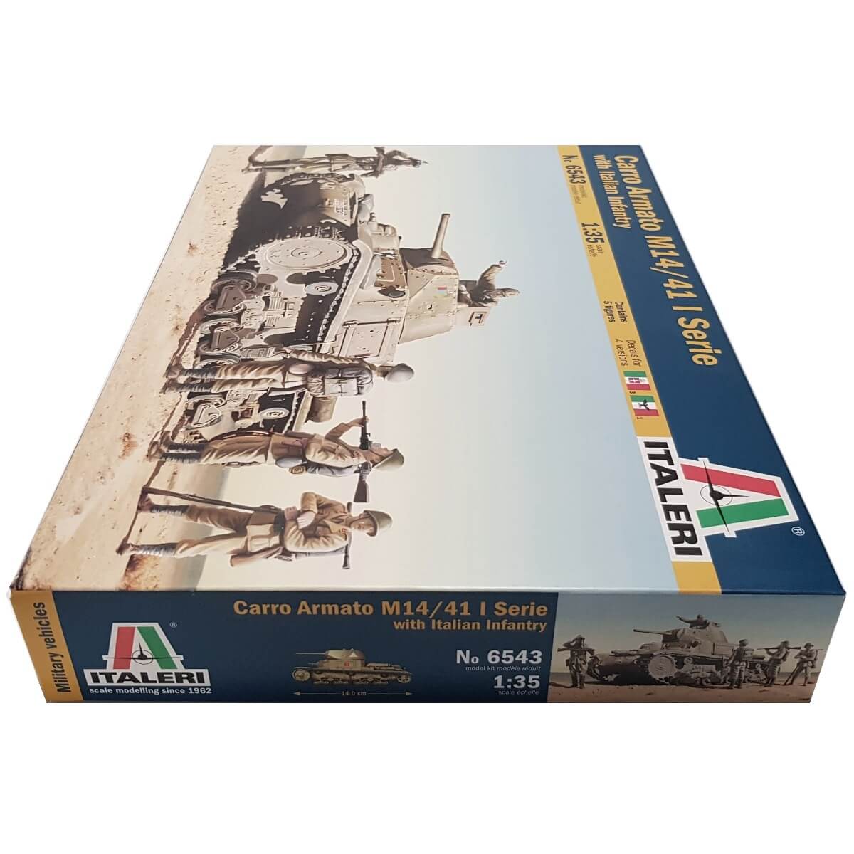 1:35 Carro Armato M14/41 I Serie with Italian Infantry - ITALERI