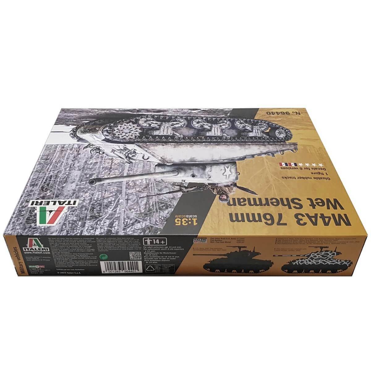 1:35 M4A3 76mm WET Sherman ITALERI