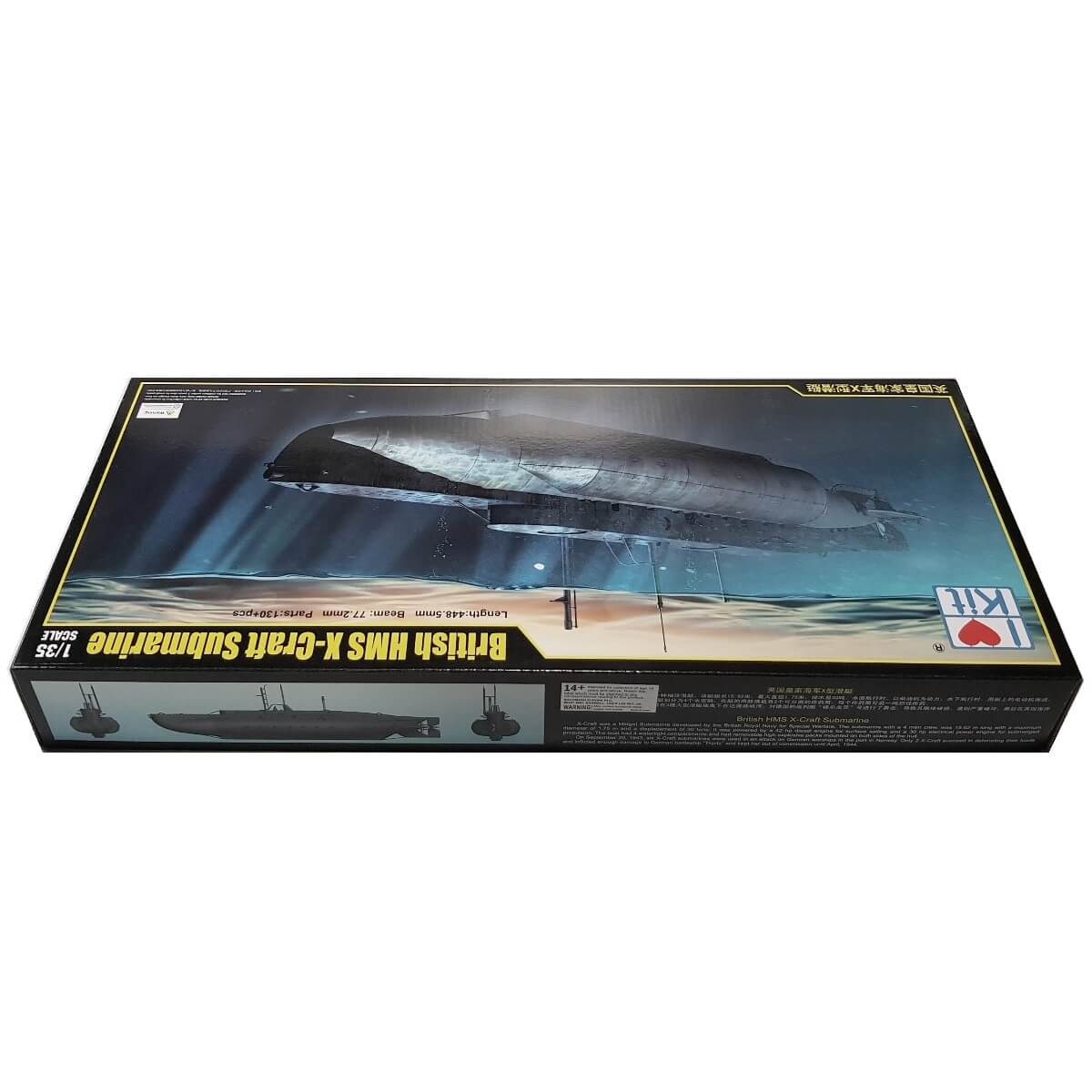1:35 British HMS X-Craft Submarine - I LOVE KIT