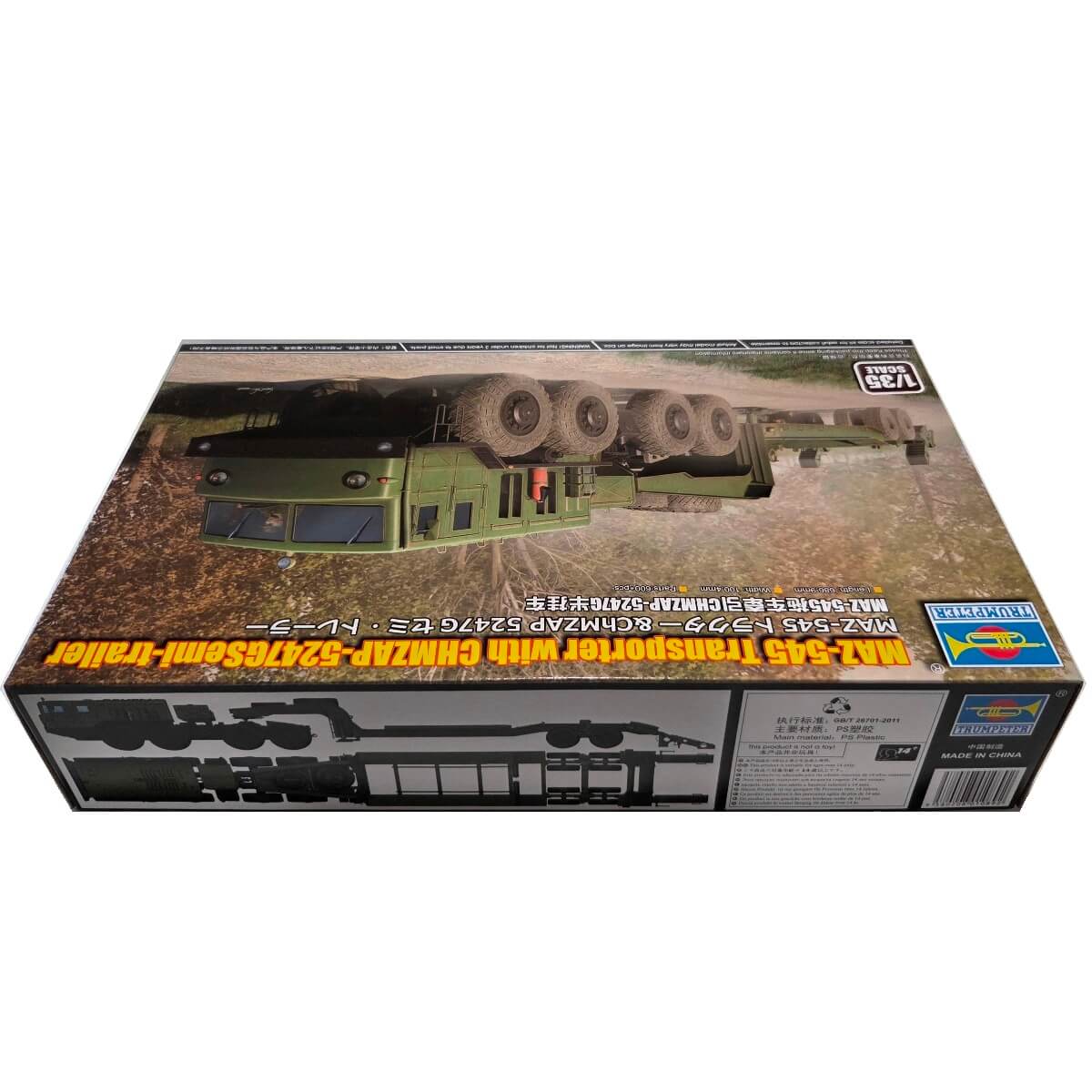 1:35 MAZ-545 Transporter with CHMZAP-5247G Semi-Trailer - TRUMPETER