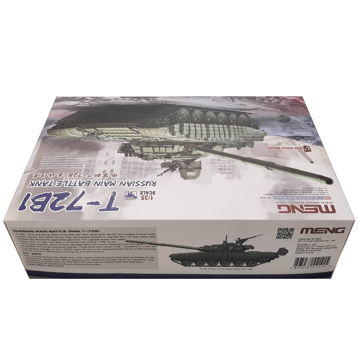 1:35 T-72B1 Russian Main Battle Tank - MENG