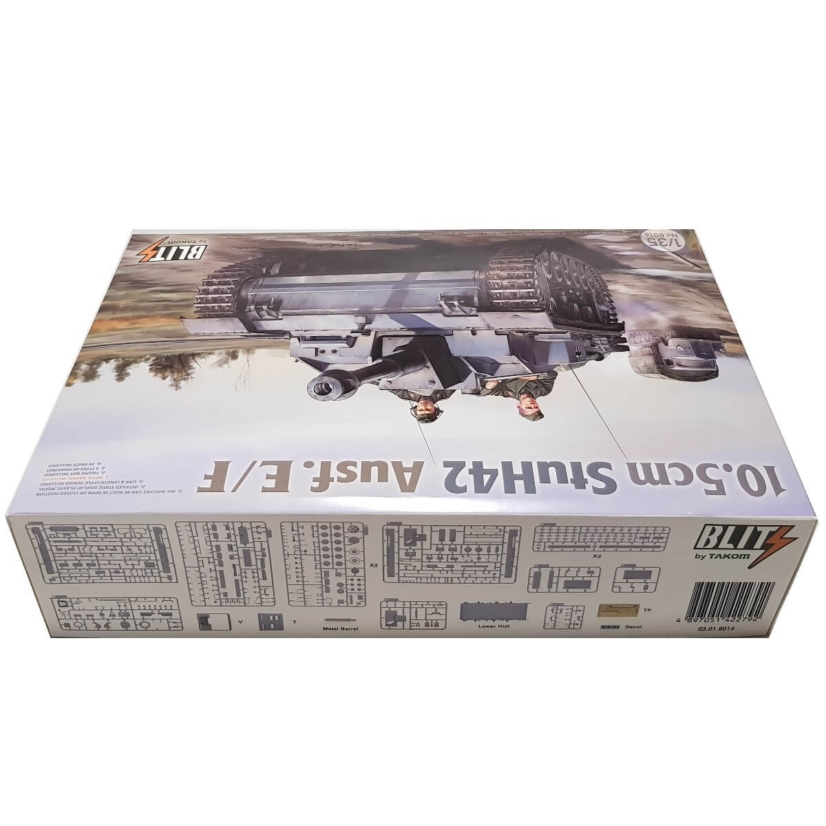 1:35 10.5cm StuH.42 Ausf. E/F - TAKOM