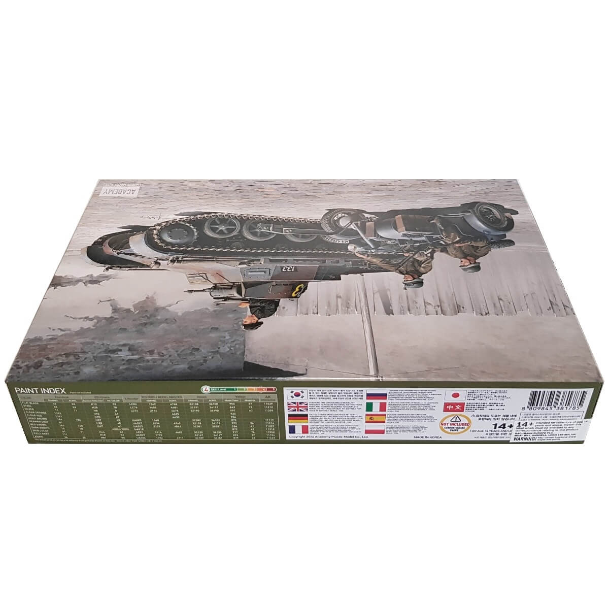 1:35 German Panzer I Ausf. B and Motorcycle - ACADEMY