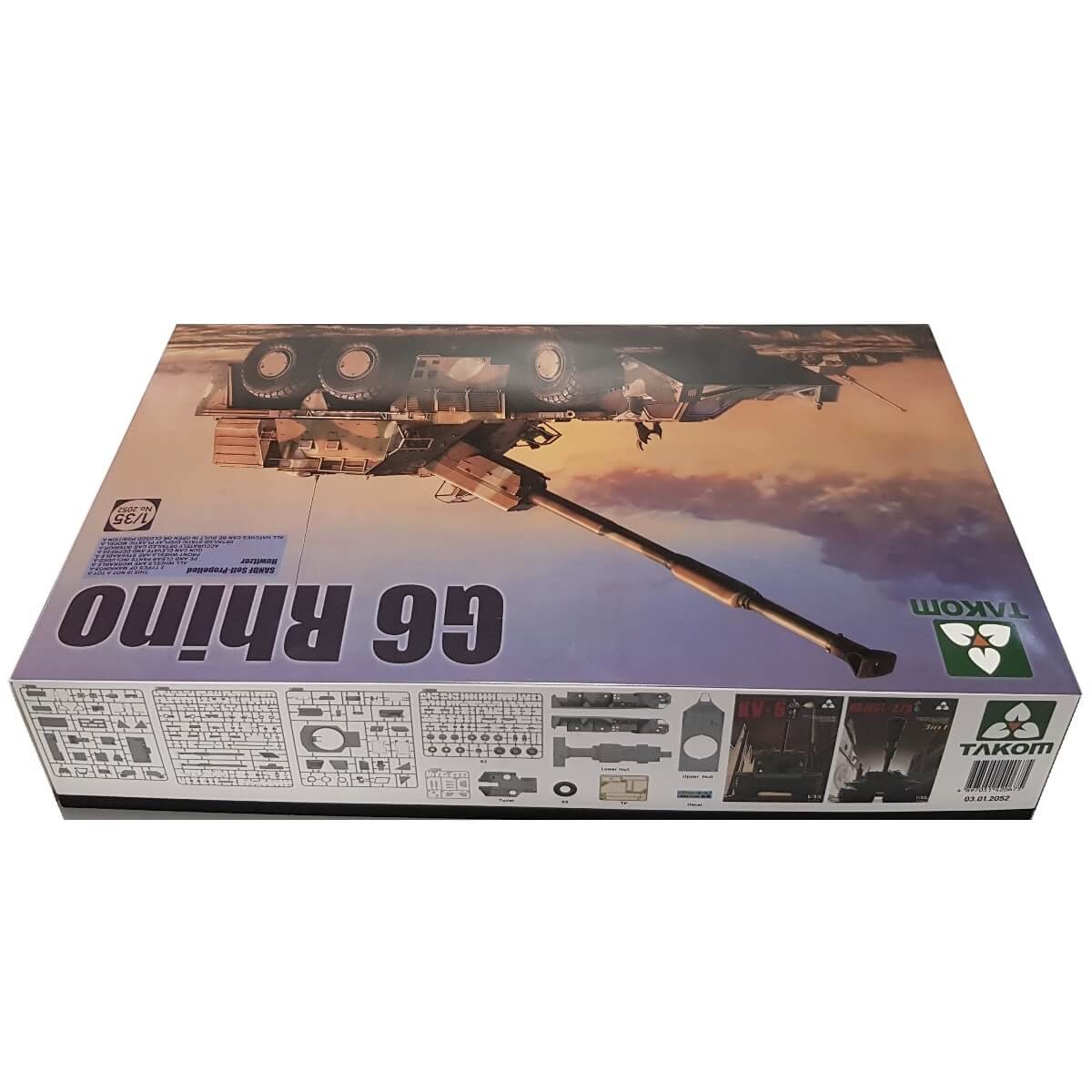 1:35 G6 Rhino SANDF Self-Propelled Howitzer - TAKOM