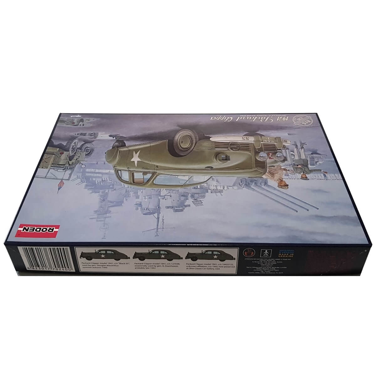 1:35 1941 Packard Clipper - WWII US Army Staff Car - RODEN