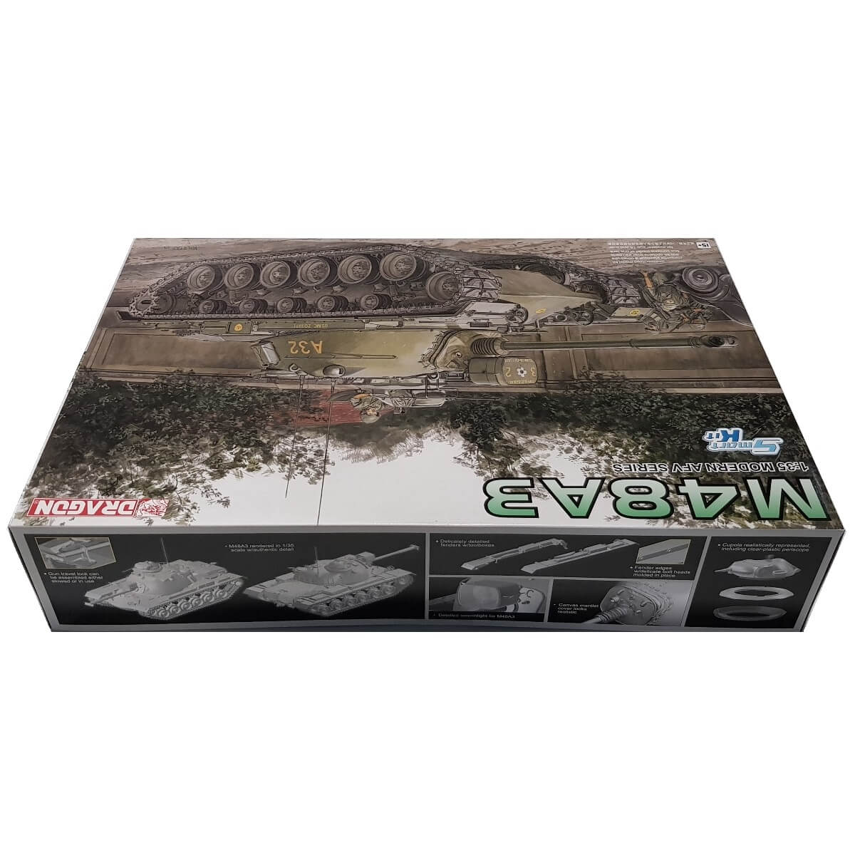 1:35 M48A3 with U.S. Marine Figures - DRAGON