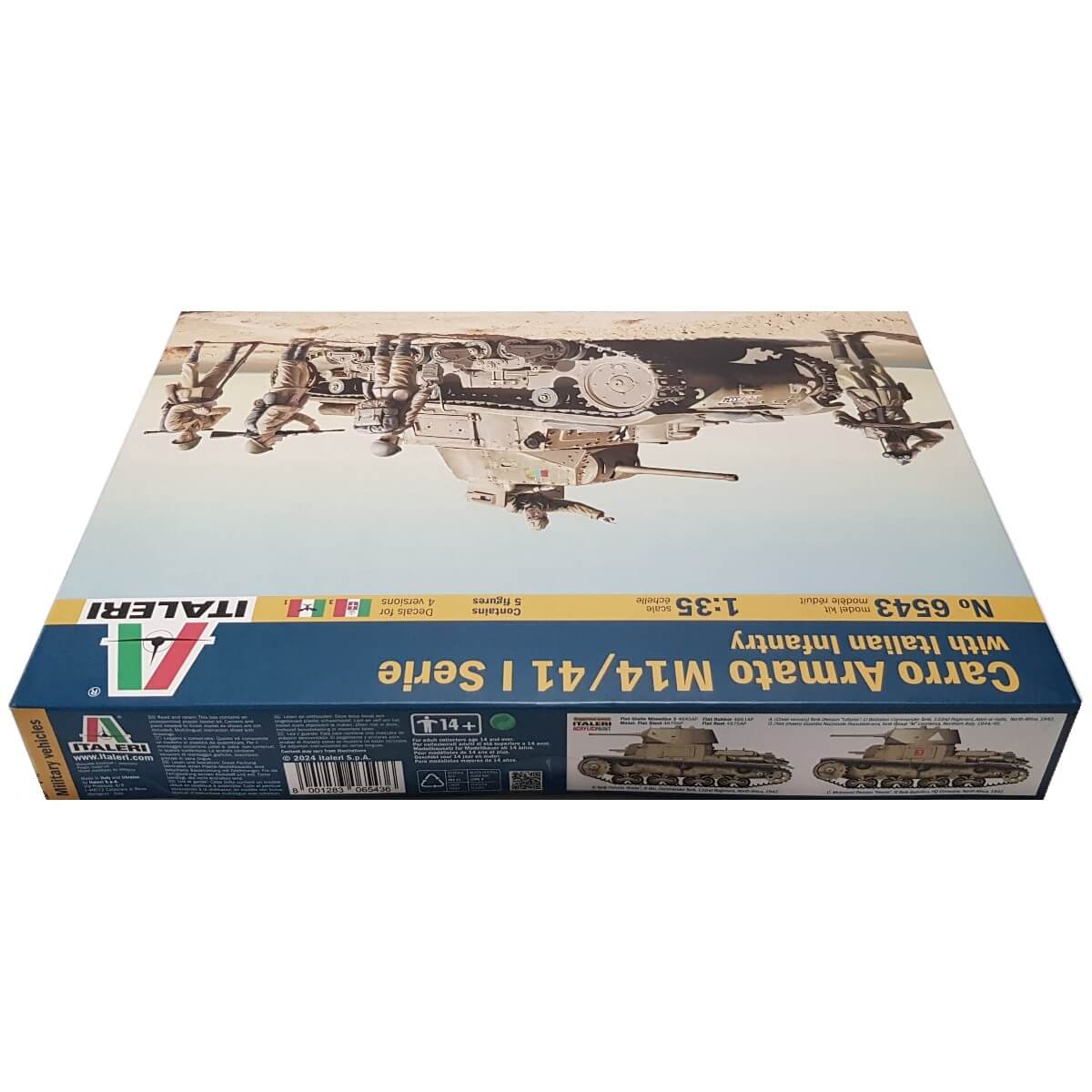 1:35 Carro Armato M14/41 I Serie with Italian Infantry - ITALERI