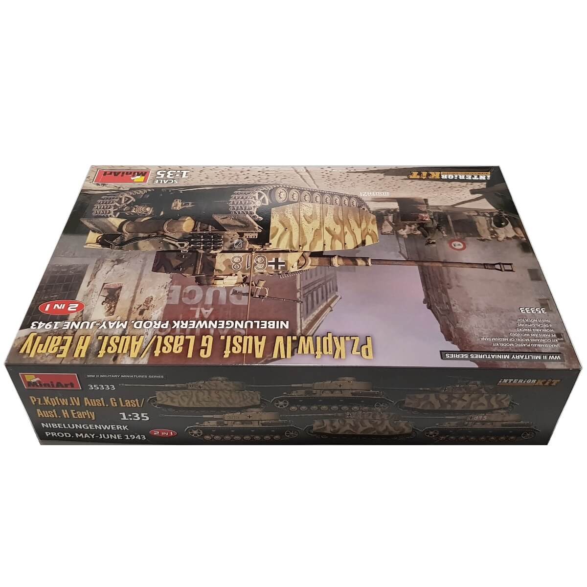 1:35 Pz.Kpfw. IV Ausf. G Last/Ausf. H - Early Nibelungenwerk - Prod. May-June 1943 - MINIART