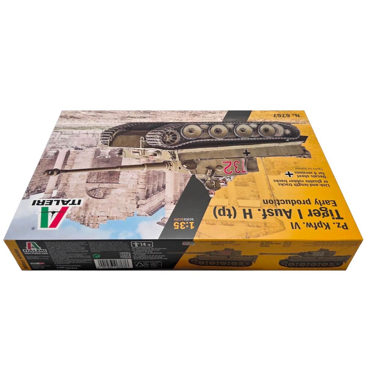 1:35 Sd.Kfz. 181 Panzerkampfwagen VI Tiger I Ausf.E (tp) - Early Production - ITALERI