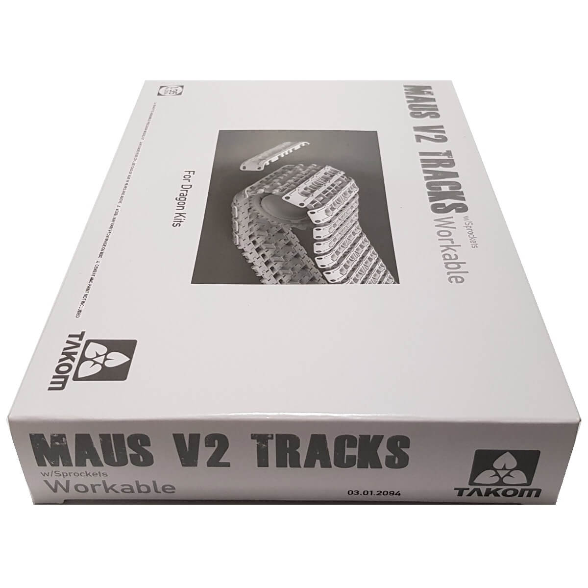 1:35 MAUS V2 Workable Tracks with Sprockets for Dragon kits - TAKOM