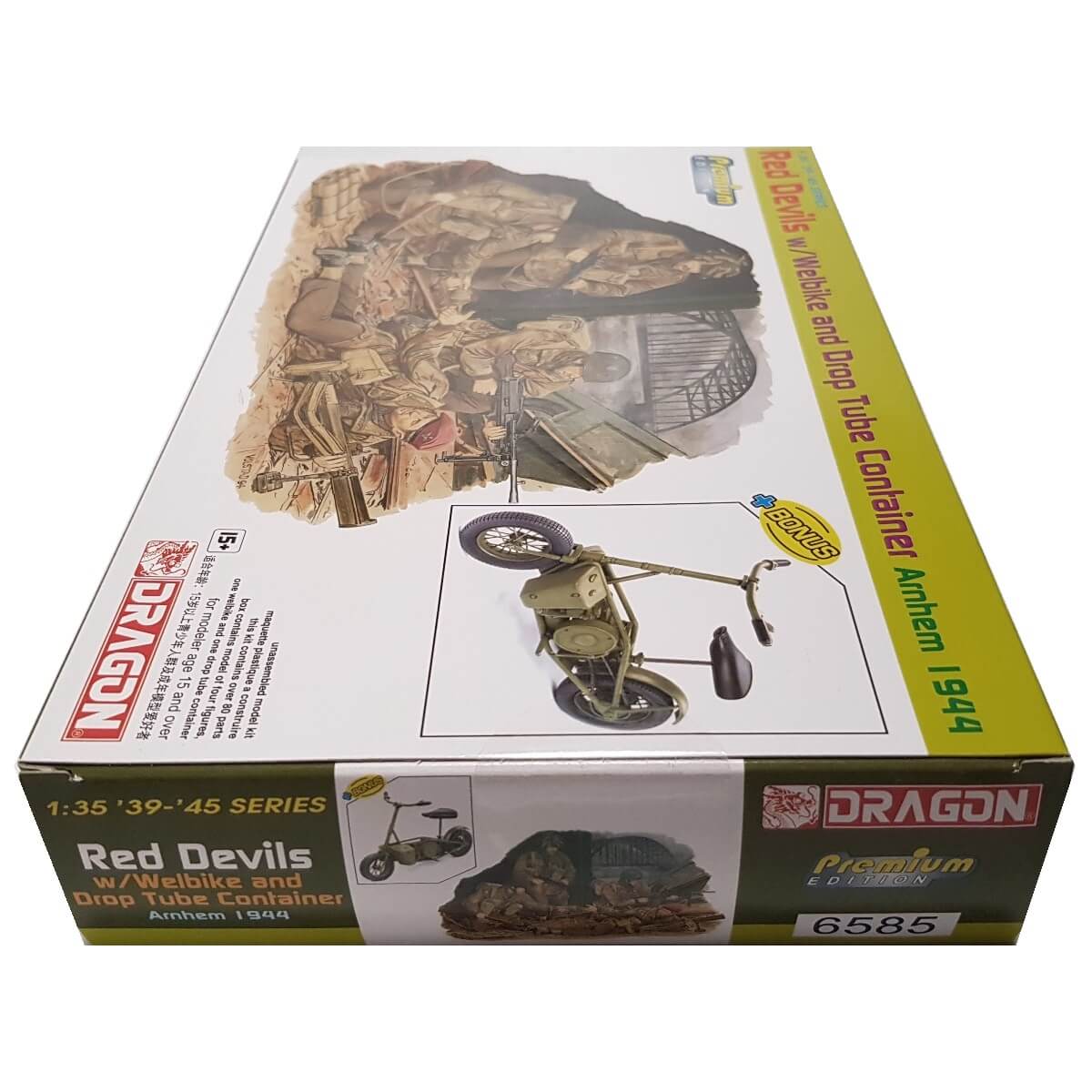 1:35 Red Devils with Welbike and Drop Tube Container - Arnhem 1944 - DRAGON