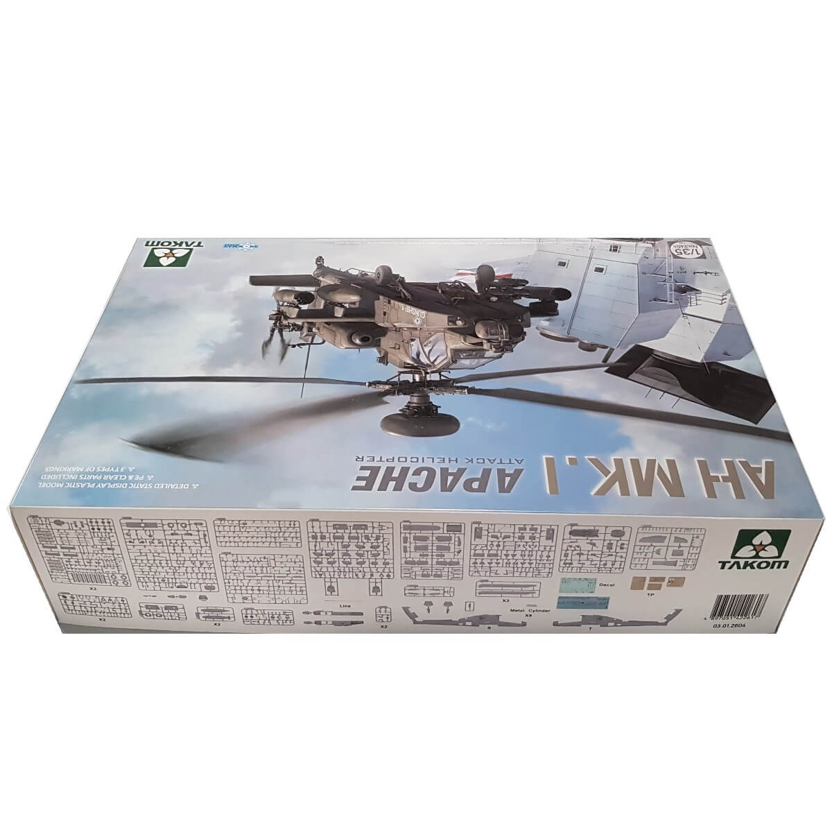 1:35 AH Mk. I Apache - Attack Helicopter - TAKOM