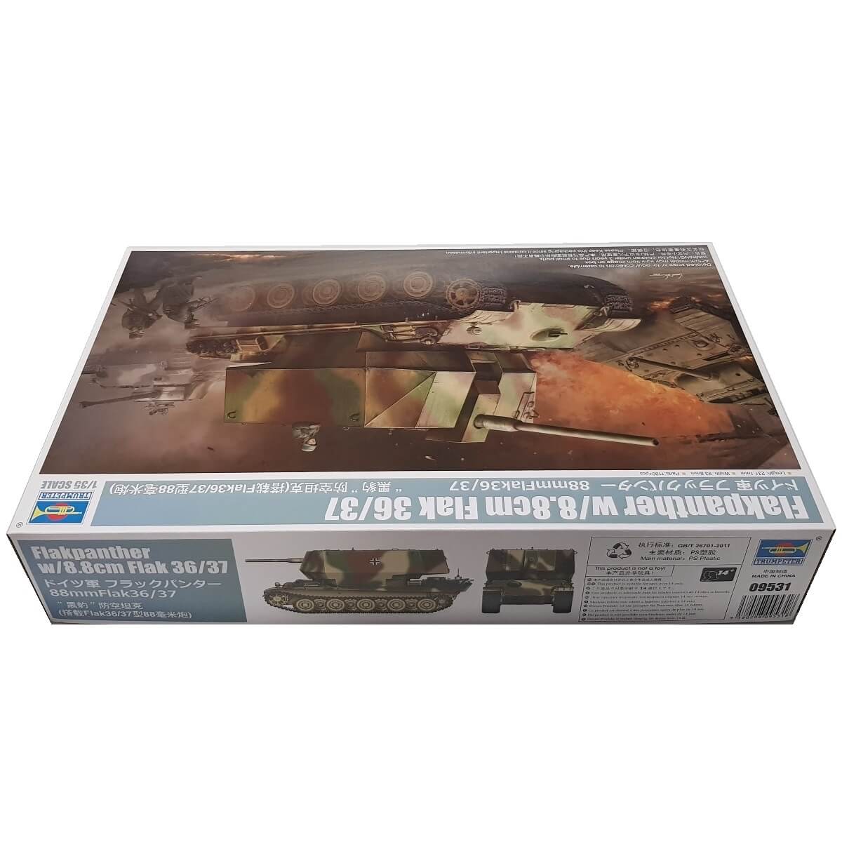 1:35 Flakpanther with 8.8cm Flak 36/37 - TRUMPETER