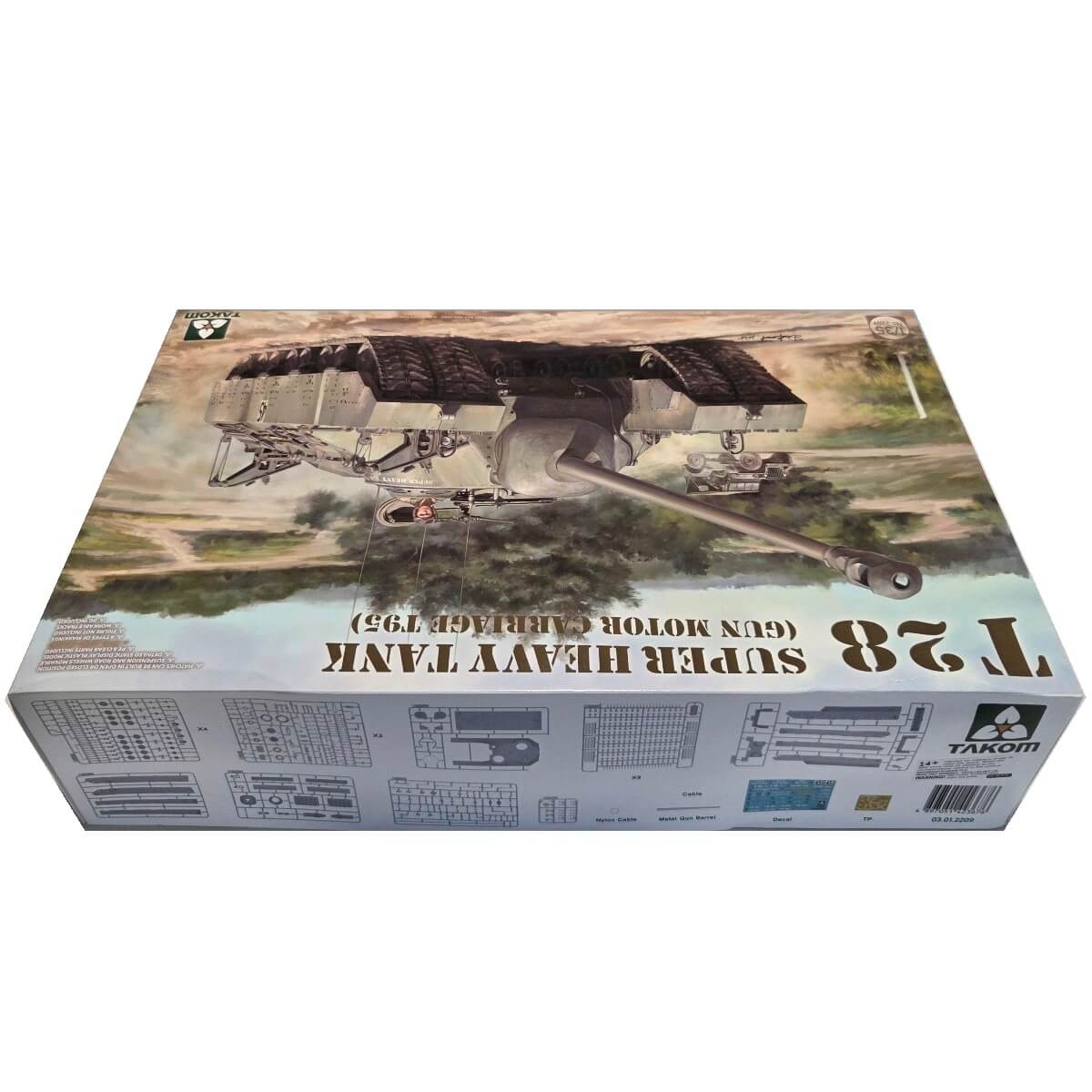1:35 T28 Super Heavy Tank - Gun Motor Carriage T95 - TAKOM