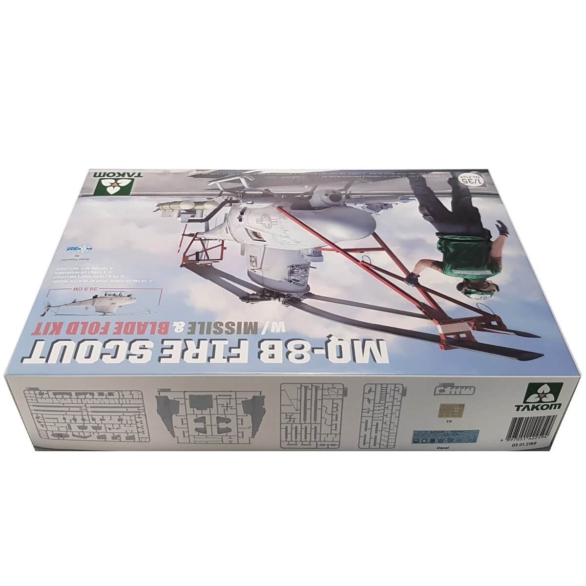 1:35 MQ-8B Fire Scout with Missile and Blade fold kit - TAKOM
