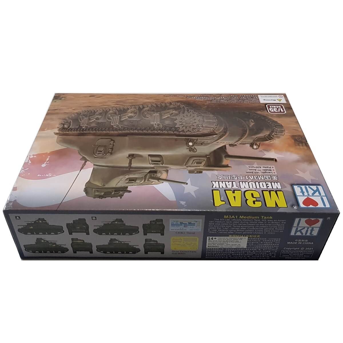 1:35 M3A1 Medium Tank - I LOVE KIT