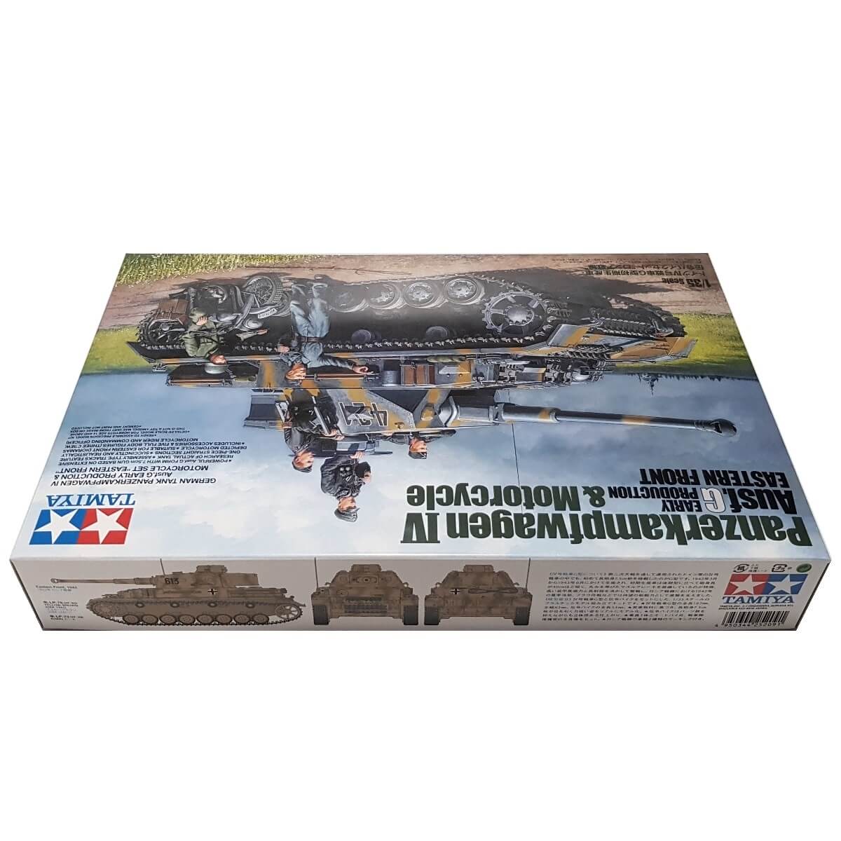 1:35 Panzerkampfwagen IV Ausf G. Early Production and Motorcycle - Eastern Front - TAMIYA