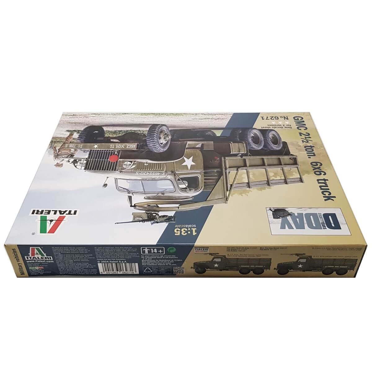 1:35 GMC 2 ½ Ton. 6x6 Truck - ITALERI