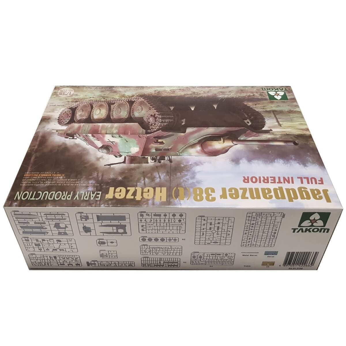 1:35 Jagdpanzer 38(t) Hetzer Early Production - Full Interior - TAKOM