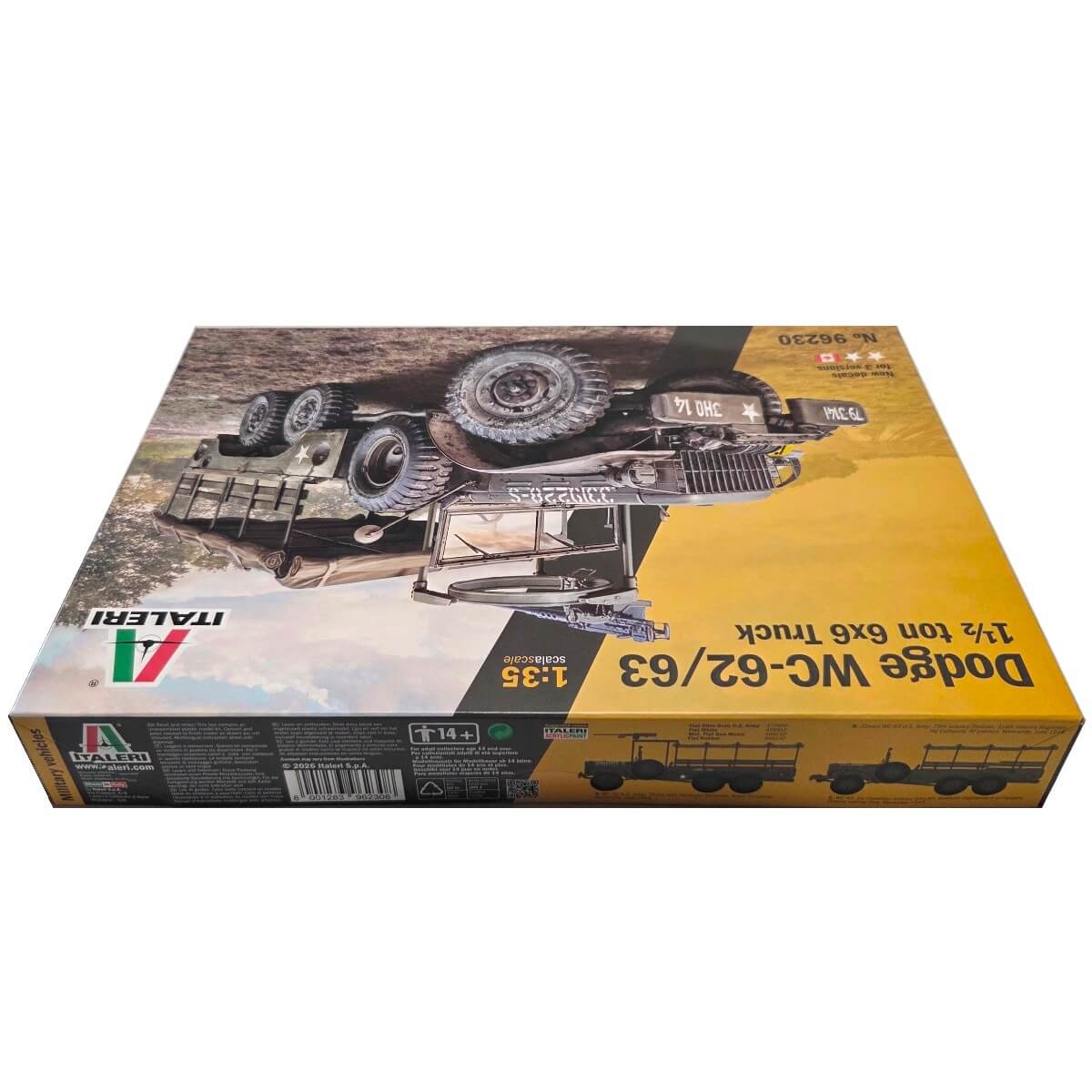 1:35 Dodge WC-62/63 1 1/2 ton 6x6 TRUCK - ITALERI