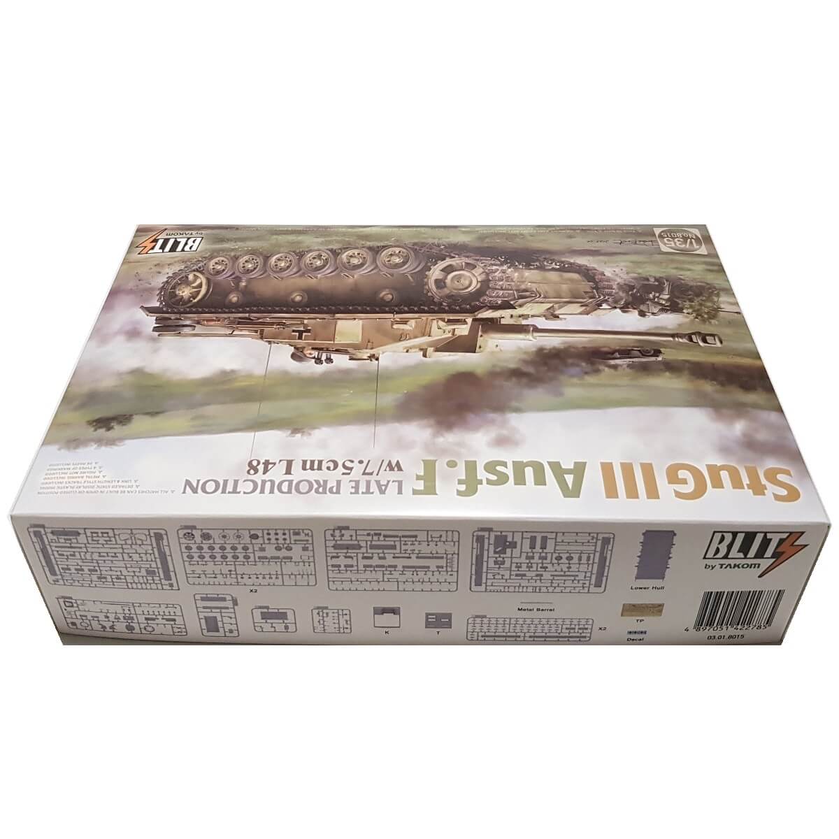 1:35 StuG III Ausf. F Late Production with 7.5cm L/48 - TAKOM
