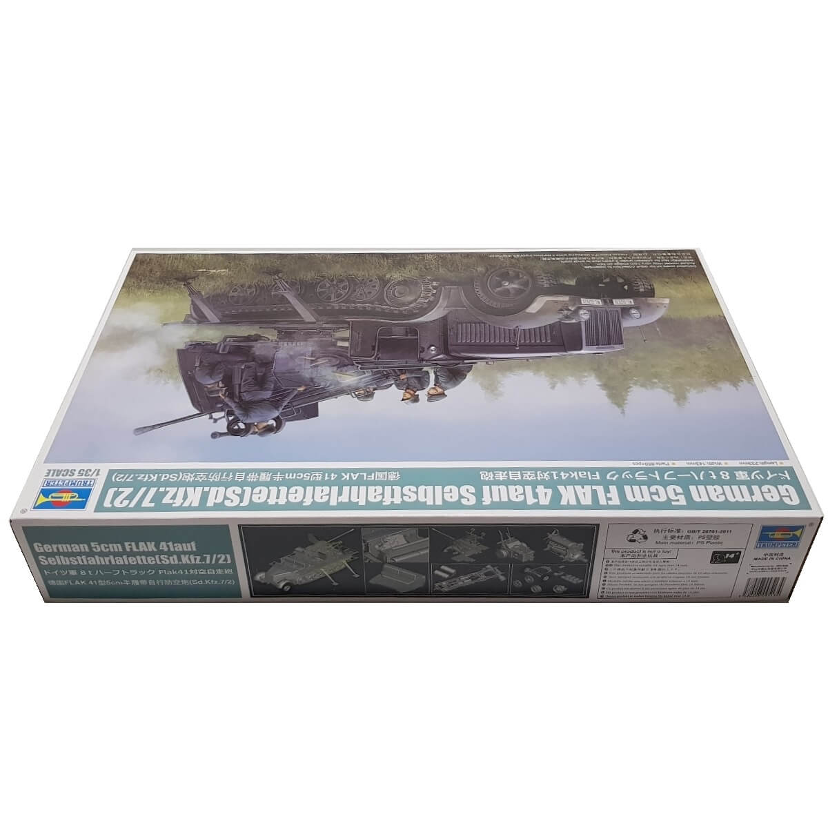1:35 German 5cm FLAK 41 auf Selbstfahrlafette Sd.Kfz. 7/2 - TRUMPETER