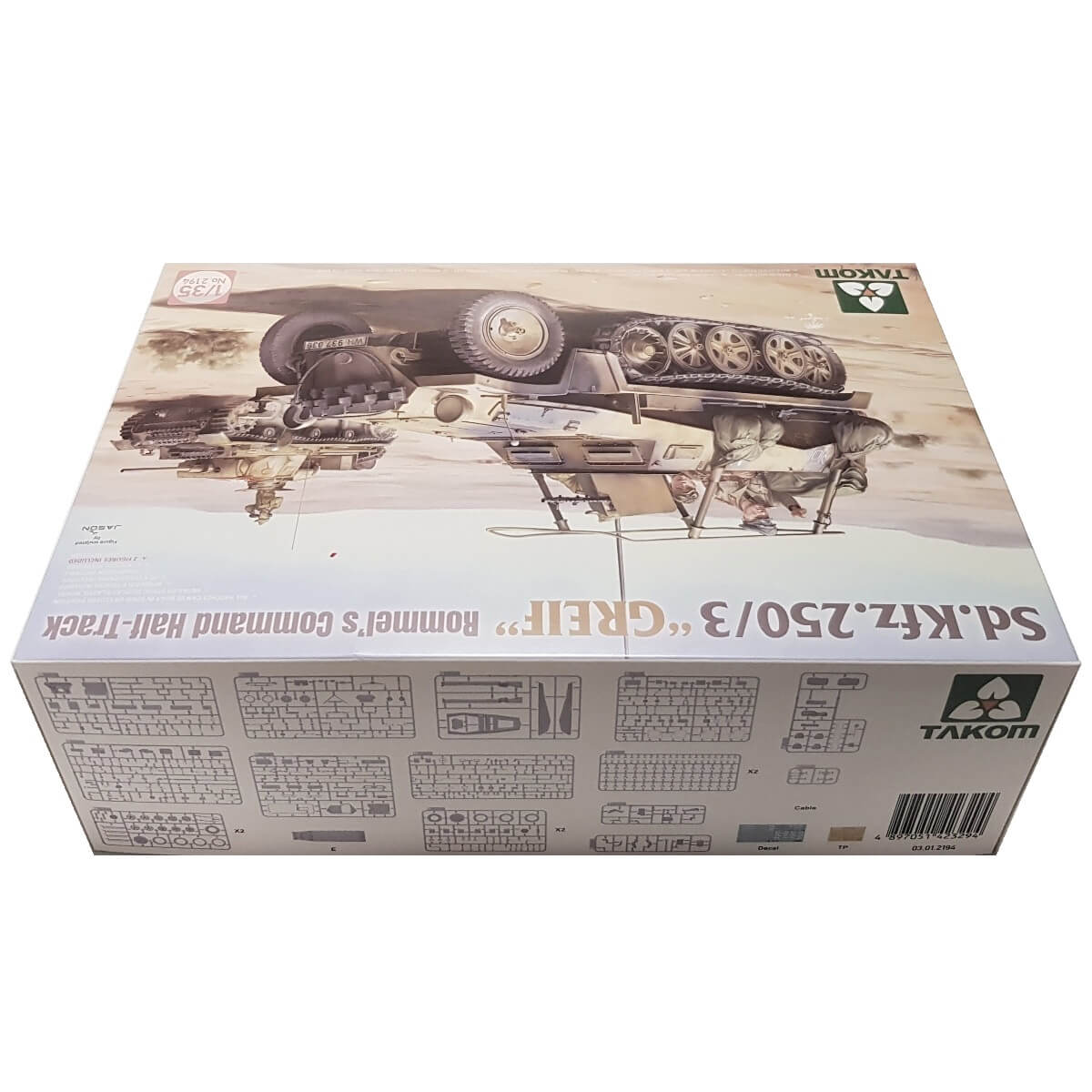 1:35 Sd.Kfz.250/3 GREIF Rommel’s Command Half-Track - TAKOM