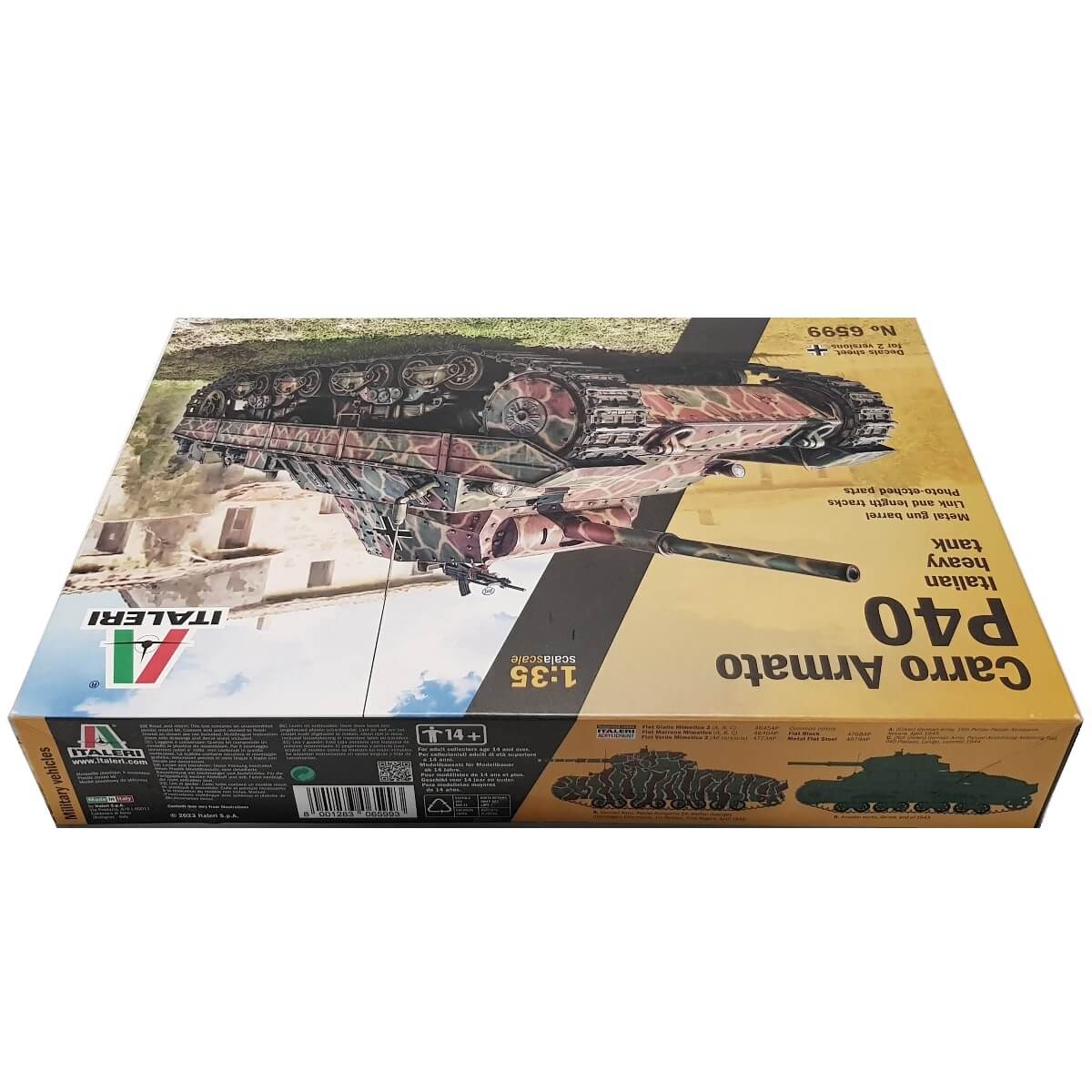 1:35 Carro Armato P40 Italian Heavy Tank - ITALERI