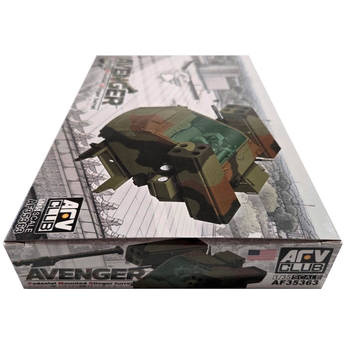 1:35 Avenger - Pedestal Mounted Stinger Turret - AFV CLUB