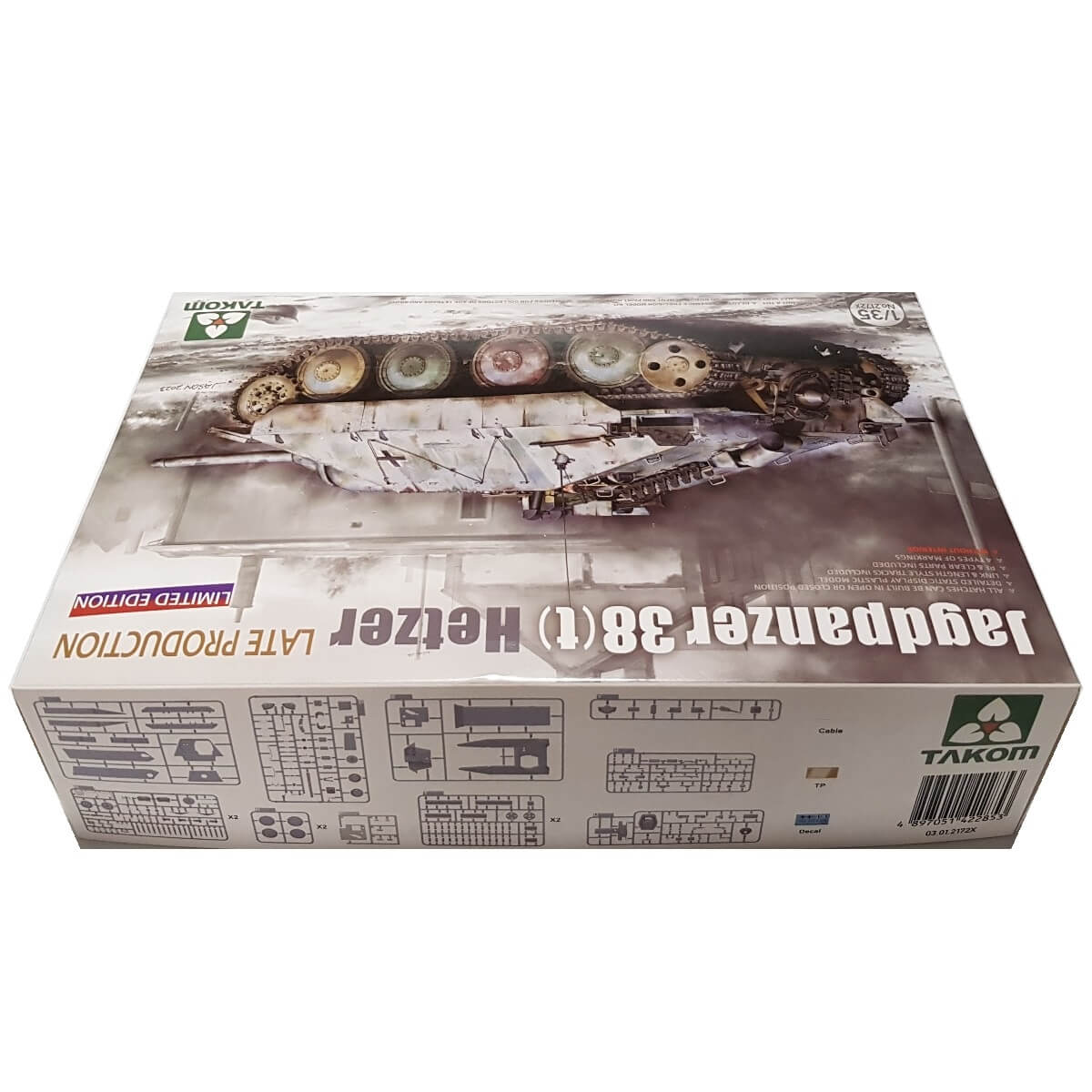 1:35 Jagdpanzer 38(t) Hetzer - Late Production - TAKOM