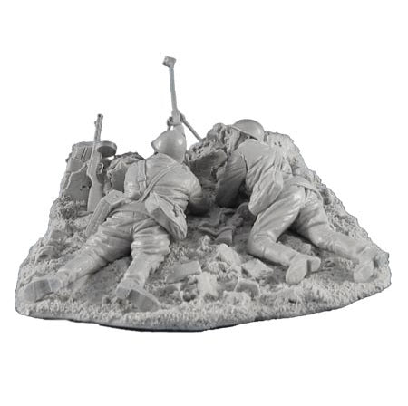 1:35 Russian PTRD-41 Anti-Tank Rifle Team Laying Firing - FIRST LEGION