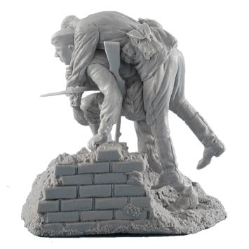 1:35 Russian Carrying Wounded Comrade Vignette - FIRST LEGION
