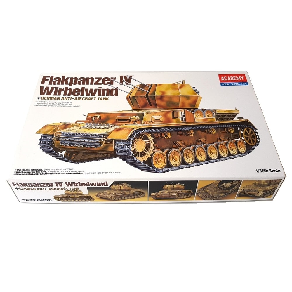 1:35 German ANTI-AIRCRAFT Tank FLAKPANZER IV Wirbelwind - ACADEMY