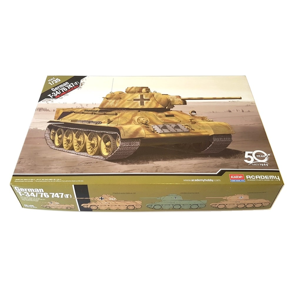 1:35 German Tank T-34/76 747(r) - ACADEMY