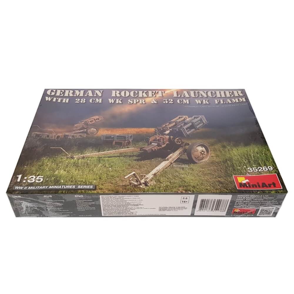 1:35 German Rocket Launcher with 28 cm WK SPR and 32 cm WK FLAMM - MINIART