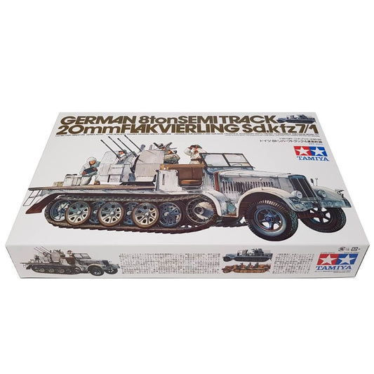 1:35 German 8 ton Semi Track 20mm Flakvierling Sd.Kfz. 7/1 - TAMIYA
