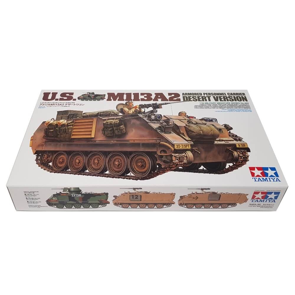 Tamiya 35265 1/35 Scale Model Kit – U.S. M113A2 Armored Personnel Carrier Desert Version