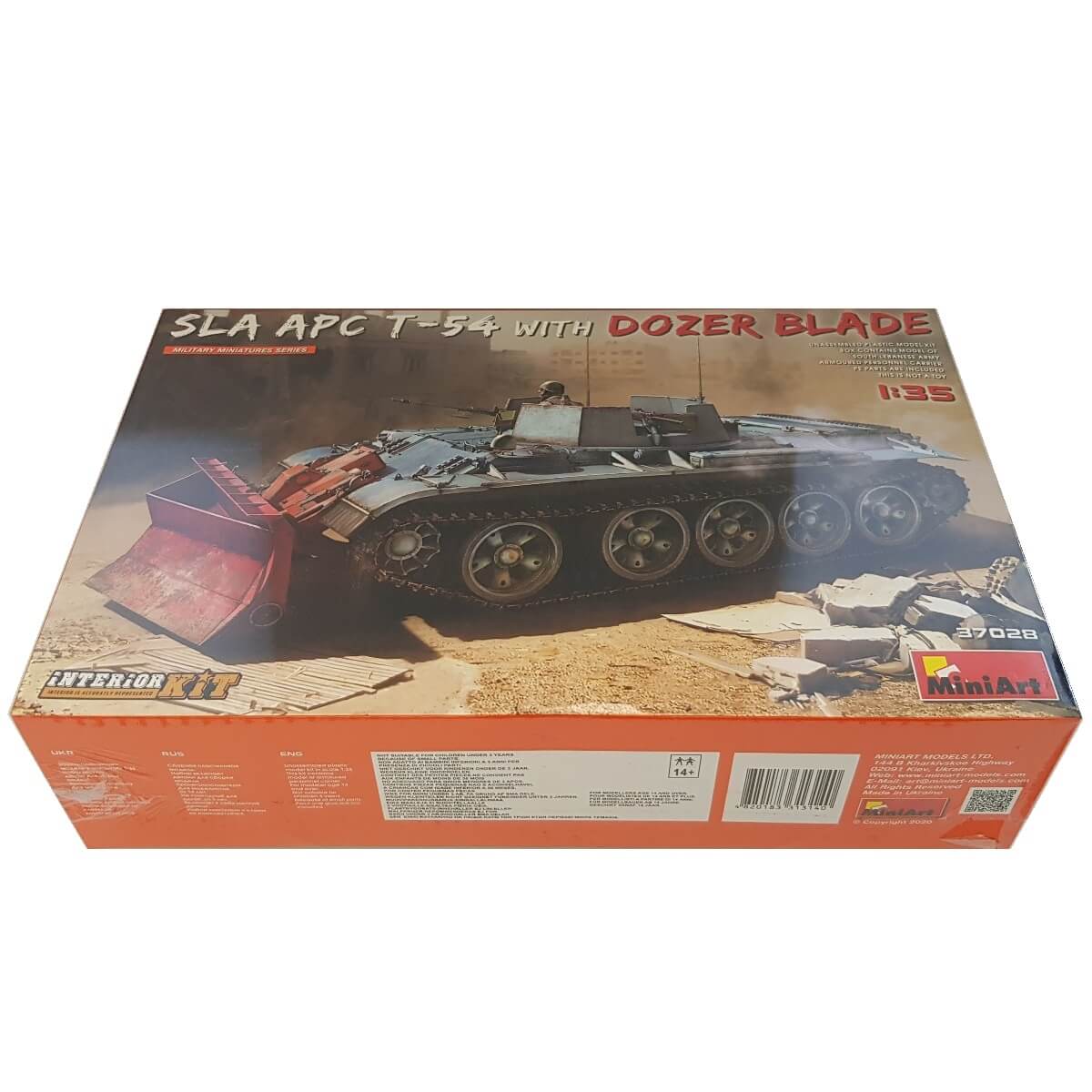 1:35 SLA APC T-54 with Dozer Blade - Interior Kit - MINIART