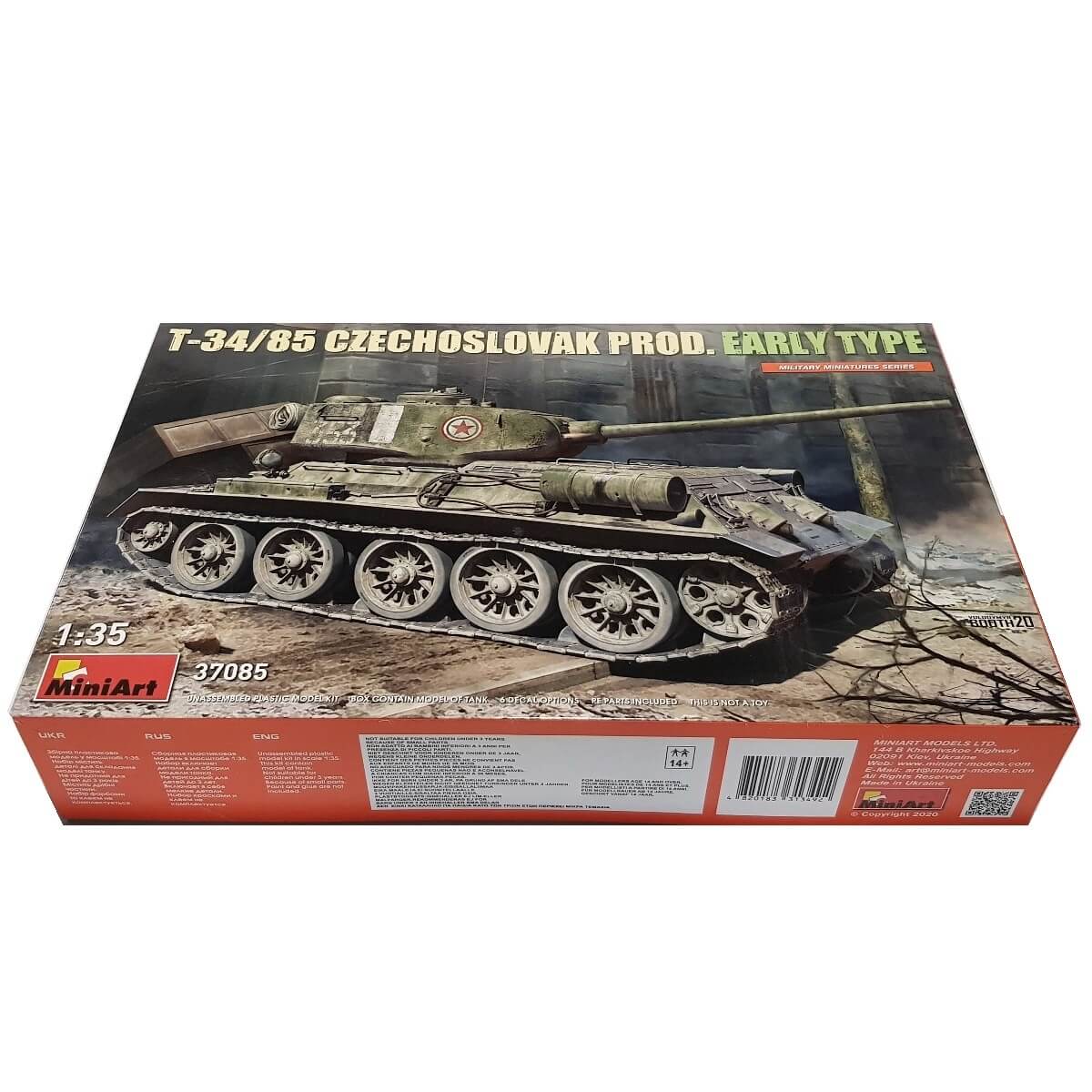 1:35 T-34/85 Czechoslovak Prod. Early Type - MINIART