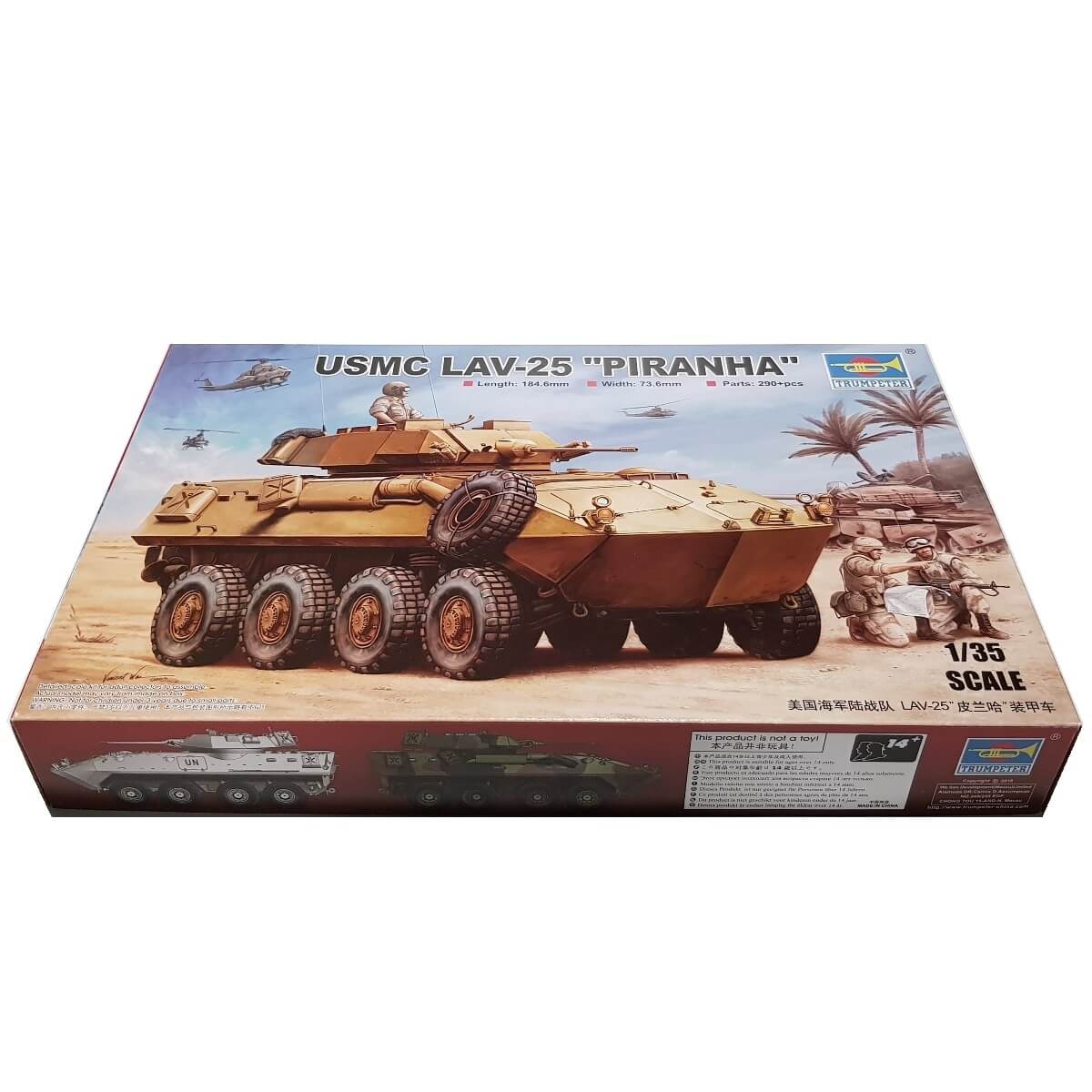 1:35 USMC LAV-25 Piranha - TRUMPETER